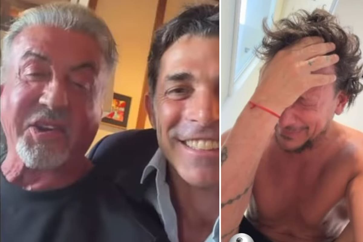 La conmovedora reacción de Nico Vázquez al inesperado llamado de Sylvester Stallone: “Mi héroe favorito”
