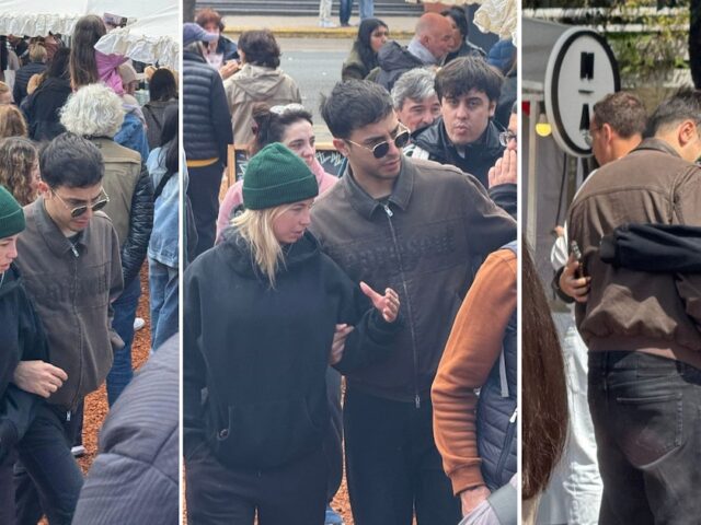 Rusherking y Stef Jegier se mostraron juntos en una feria de Recoleta