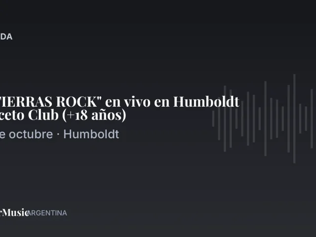 "2 TIERRAS ROCK" en vivo en Humboldt | Niceto Club (+18 años) · ColorMusic Argentina