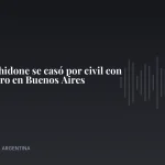 Andrea Ghidone se casó por civil con Pablo Otero en Buenos Aires · ColorMusic Argentina