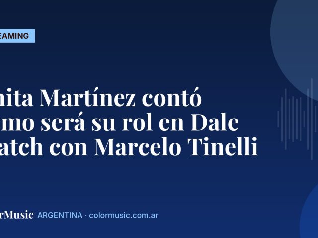 Anita Martínez contó cómo será su rol en Dale Match con Marcelo Tinelli