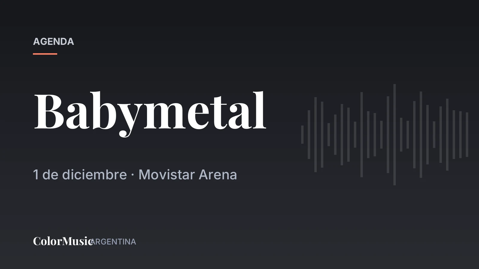 Babymetal — Movistar Arena