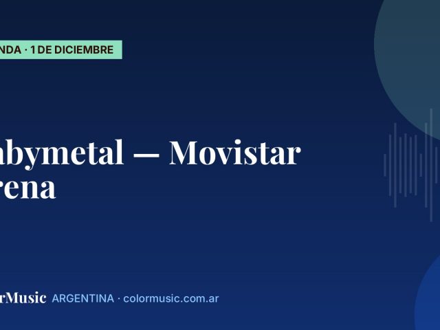 Babymetal — Movistar Arena