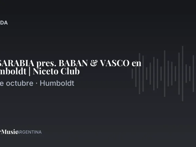 BESARABIA pres. BABAN & VASCO en Humboldt | Niceto Club · ColorMusic Argentina