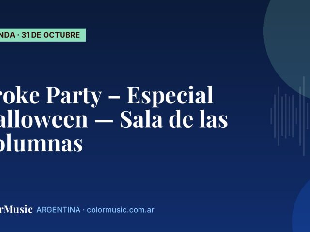 Broke Party – Especial Halloween — Sala de las Columnas