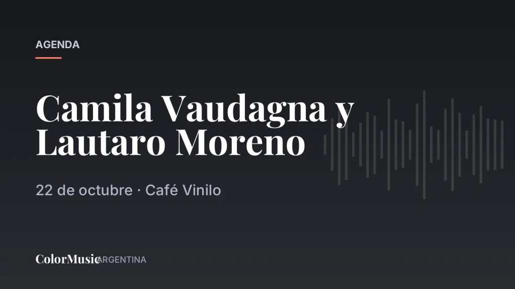 Camila Vaudagna y Lautaro Moreno · ColorMusic Argentina