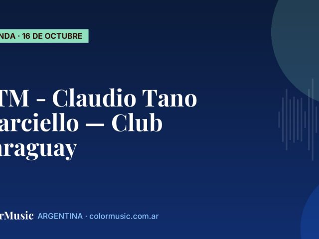 CTM - Claudio Tano Marciello — Club Paraguay