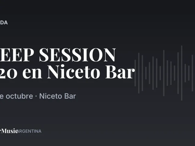 DEEP SESSION #20 en Niceto Bar · ColorMusic Argentina