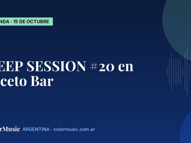 DEEP SESSION #20 en Niceto Bar