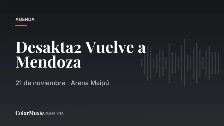 Desakta2 Vuelve a Mendoza · ColorMusic Argentina