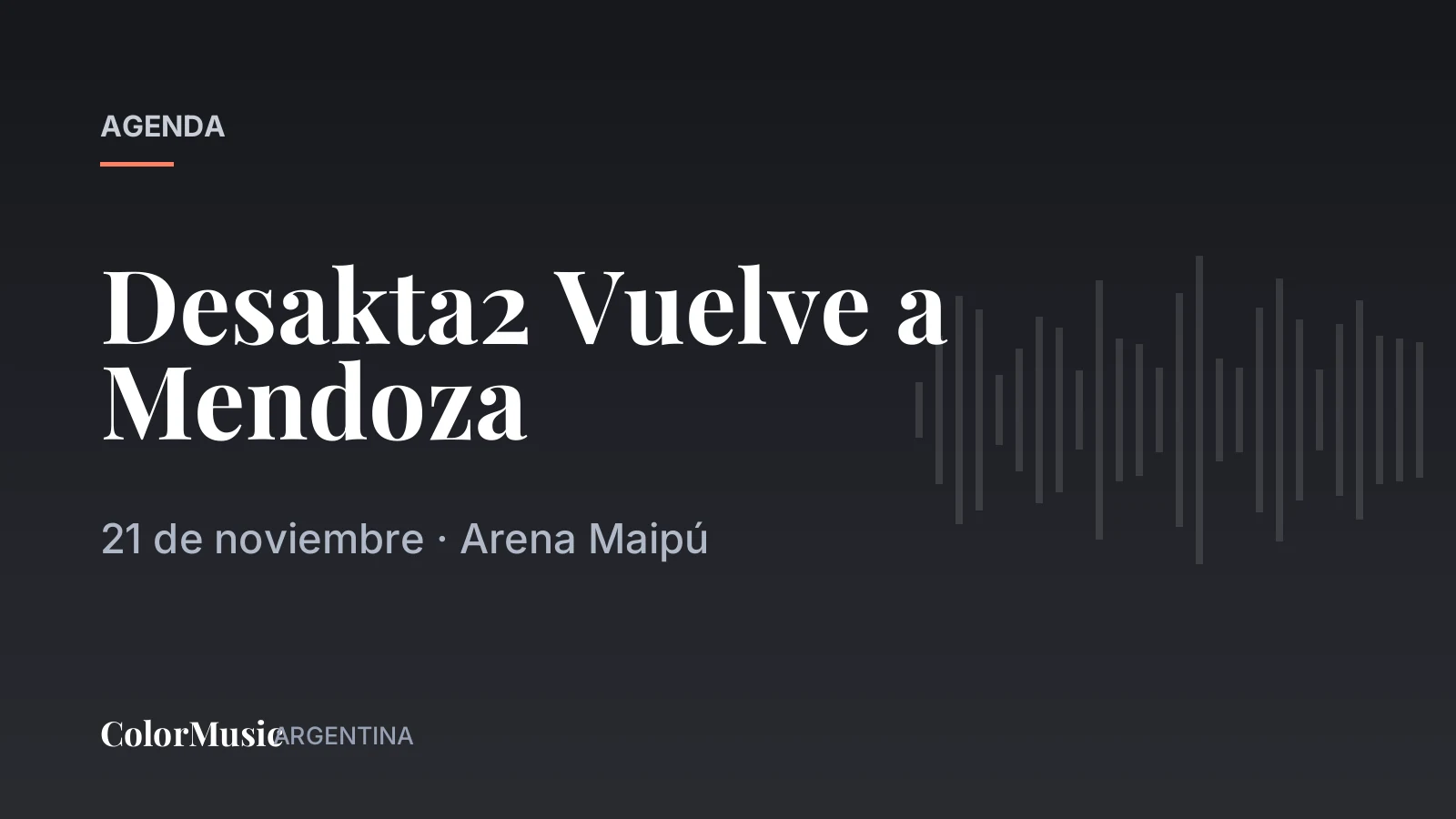 Desakta2 Vuelve a Mendoza — Arena Maipú