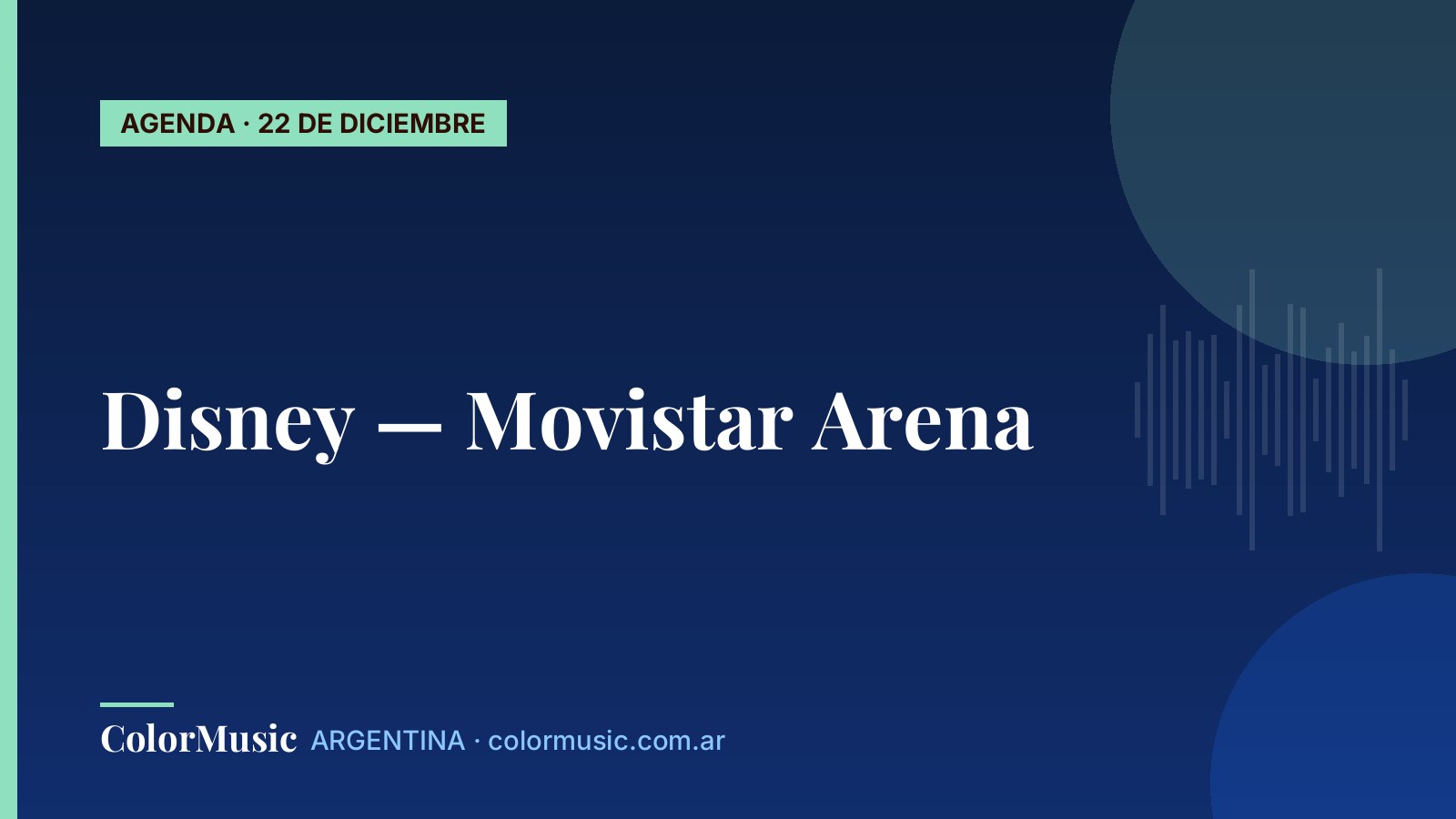 Disney — Movistar Arena