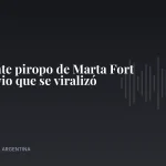 El picante piropo de Marta Fort a su novio que se viralizó · ColorMusic Argentina