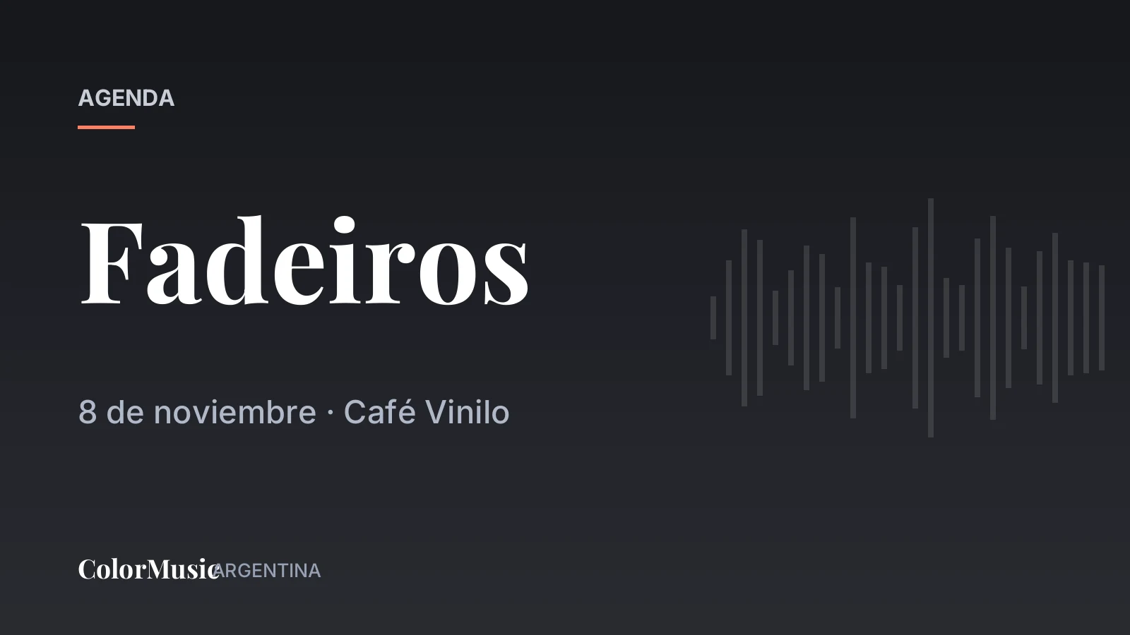 Fadeiros — Café Vinilo