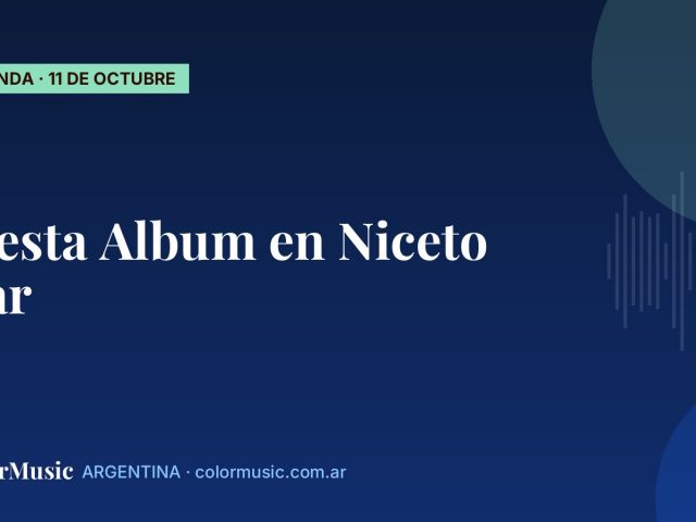 Fiesta Album en Niceto Bar
