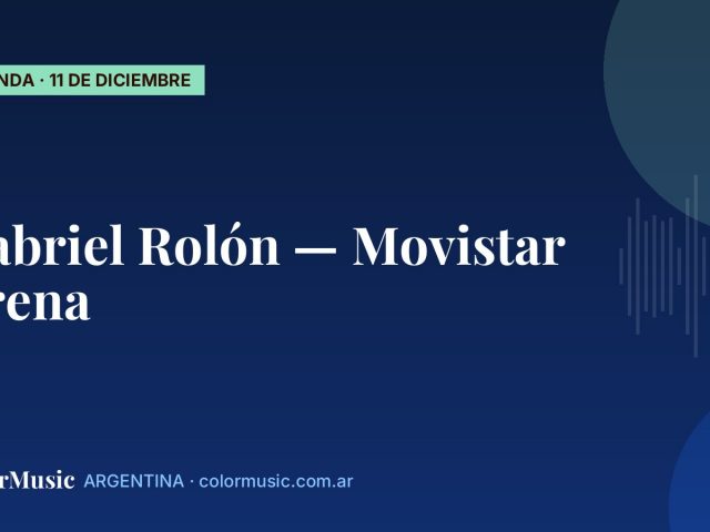 Gabriel Rolón — Movistar Arena