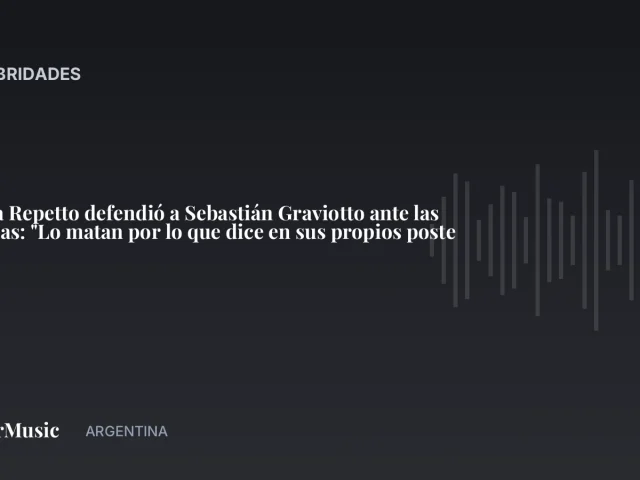 Juana Repetto defendió a Sebastián Graviotto ante las críticas: "Lo matan por lo que dice en sus propios poste · ColorMusic…