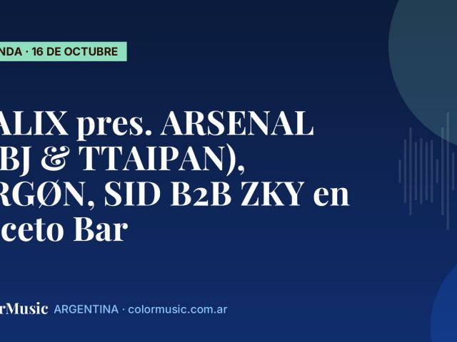 KALIX pres. ARSENAL (PBJ & TTAIPAN), ARGØN, SID B2B ZKY en Niceto Bar