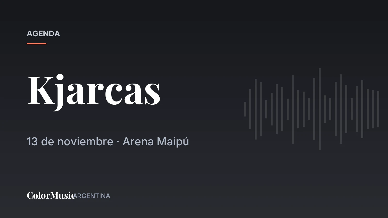 Kjarcas — Arena Maipú