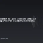 Las viejas palabras de Darío Giordano sobre sus hijos que reaparecieron tras la grave denuncia · ColorMusic Argentina