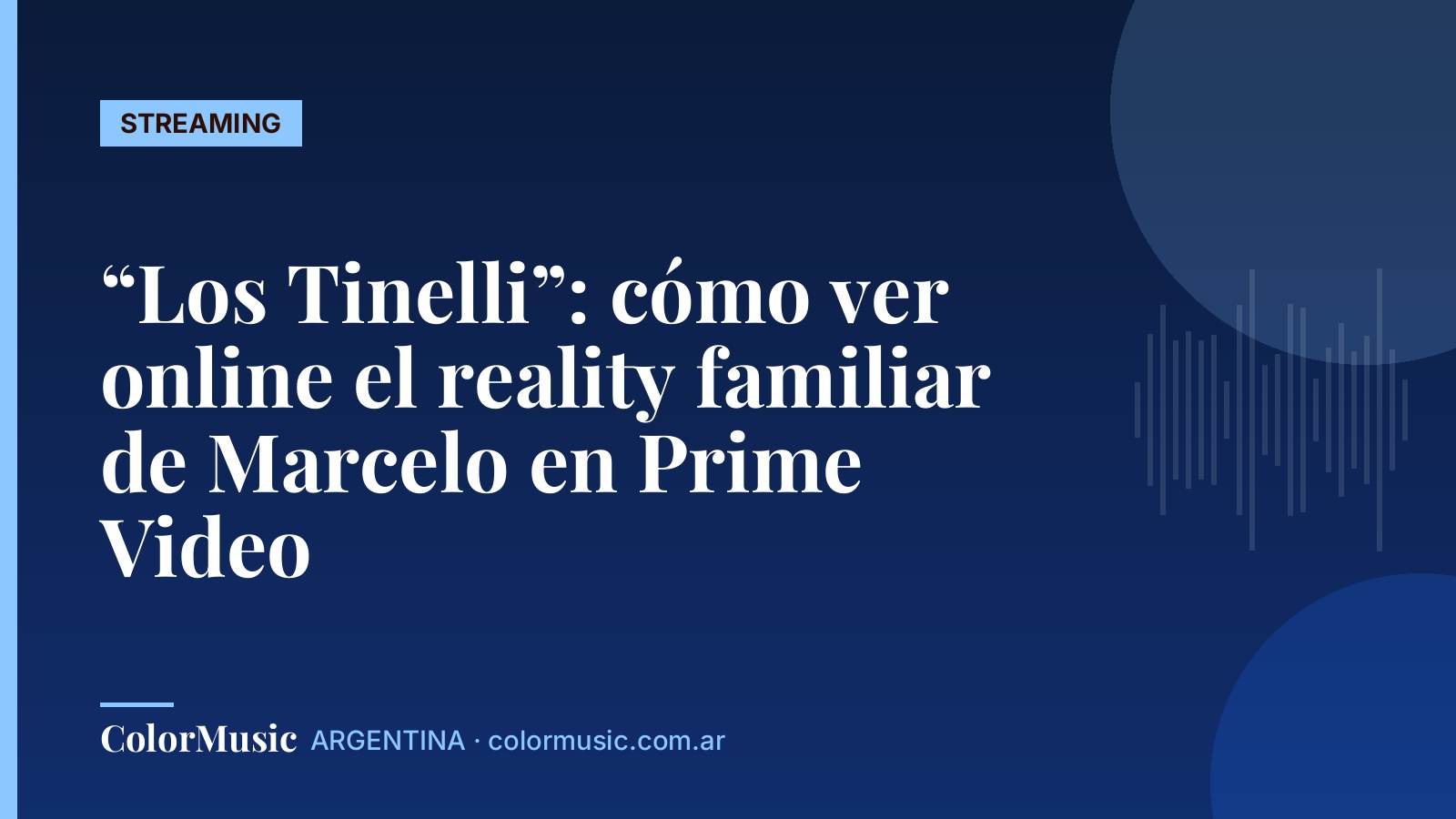 “Los Tinelli”: cómo ver online el reality familiar de Marcelo en Prime Video