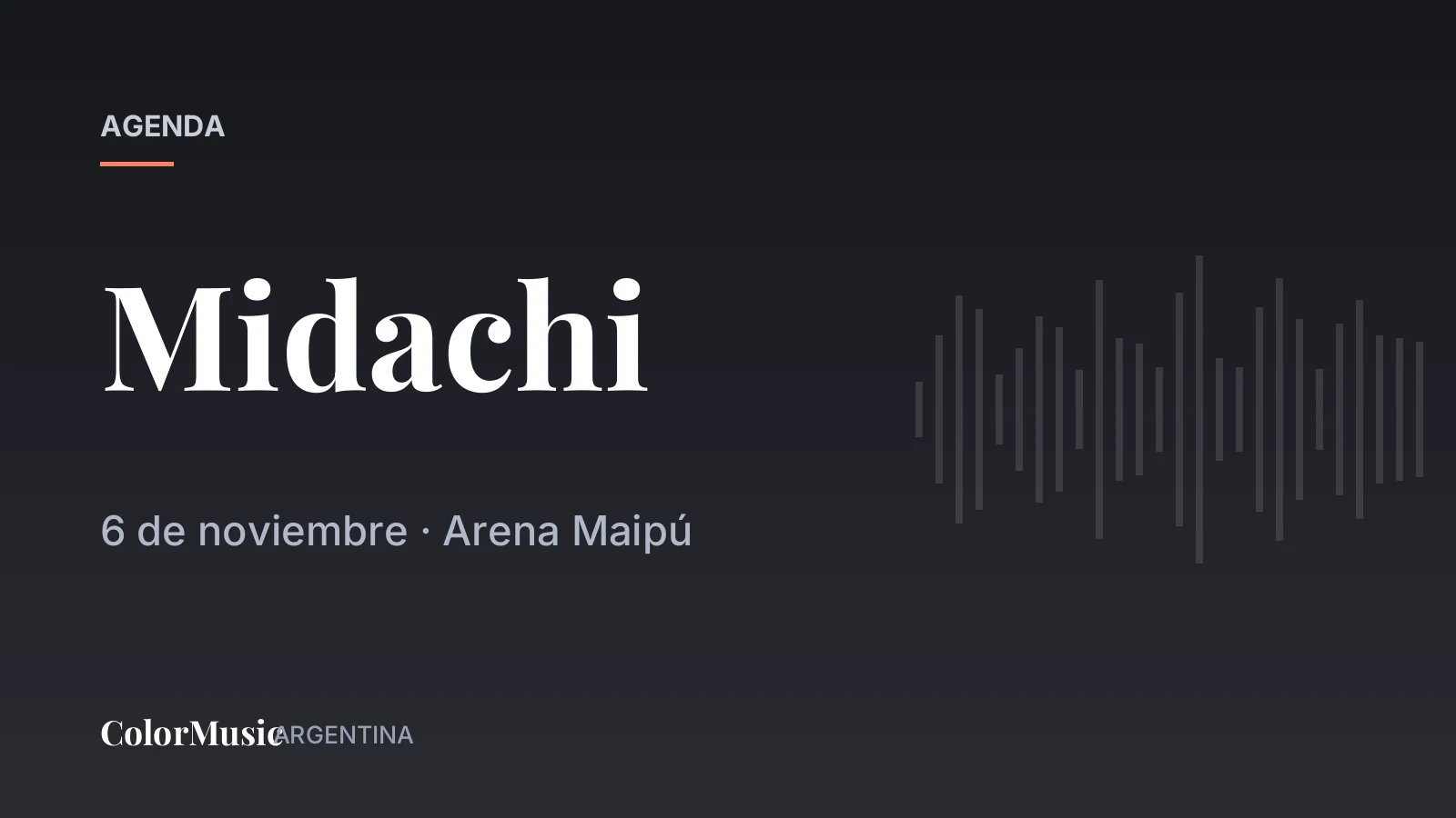 Midachi — Arena Maipú