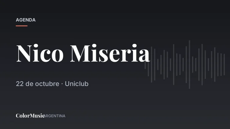 Nico Miseria · ColorMusic Argentina