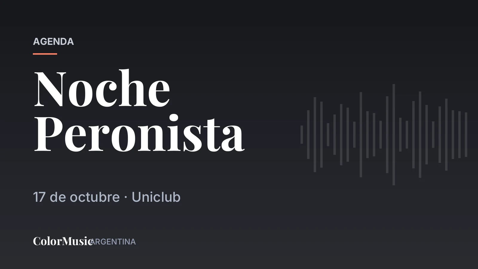 Noche Peronista — Uniclub