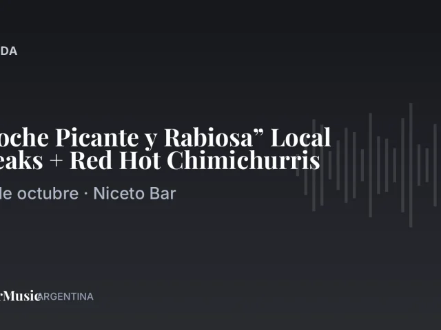“Noche Picante y Rabiosa” Local Freaks + Red Hot Chimichurris · ColorMusic Argentina