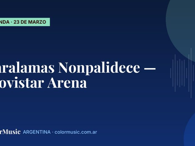 Paralamas Nonpalidece — Movistar Arena