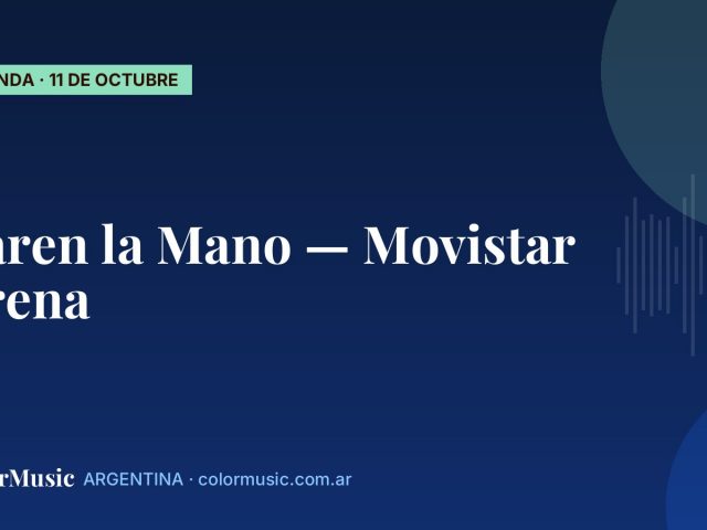 Paren la Mano — Movistar Arena