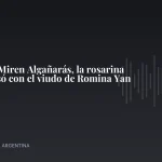 Quién es Miren Algañarás, la rosarina que se casó con el viudo de Romina Yan · ColorMusic Argentina