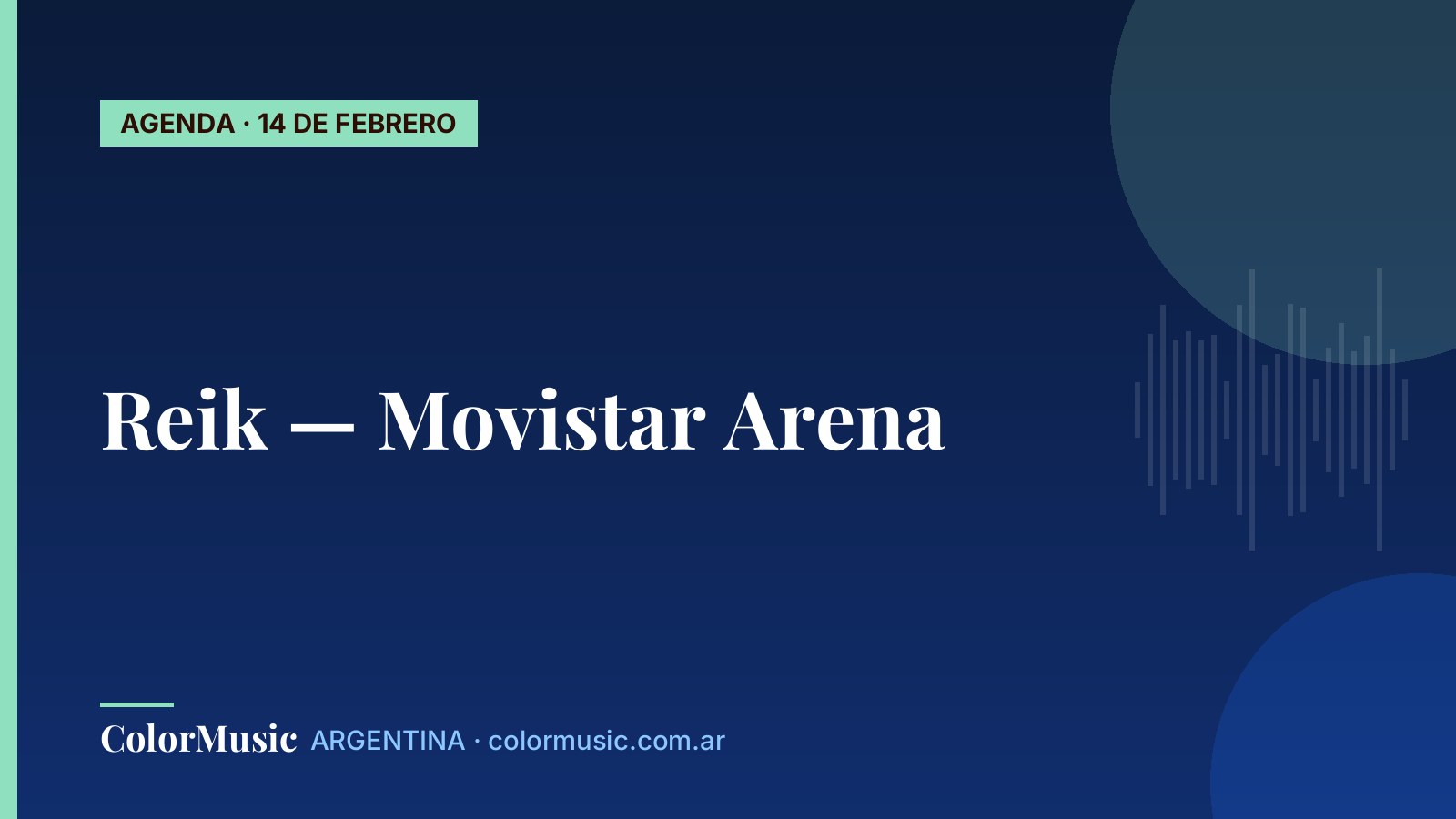 Reik — Movistar Arena
