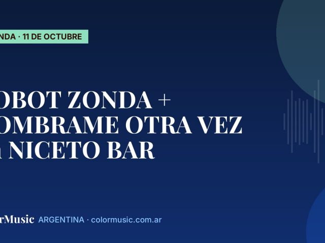 ROBOT ZONDA + NOMBRAME OTRA VEZ en NICETO BAR