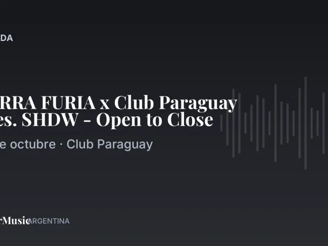 TERRA FURIA x Club Paraguay pres. SHDW - Open to Close · ColorMusic Argentina