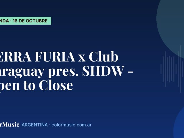 TERRA FURIA x Club Paraguay pres. SHDW - Open to Close