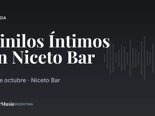 Vinilos Íntimos en Niceto Bar · ColorMusic Argentina