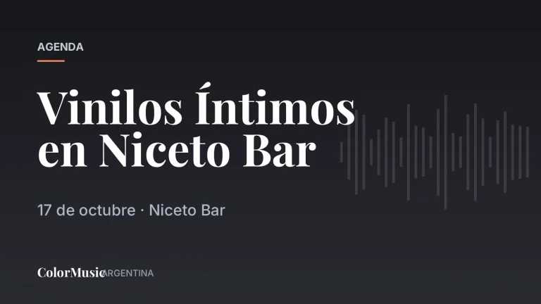 Vinilos Íntimos en Niceto Bar · ColorMusic Argentina