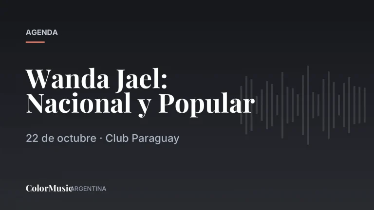 Wanda Jael: Nacional y Popular · ColorMusic Argentina